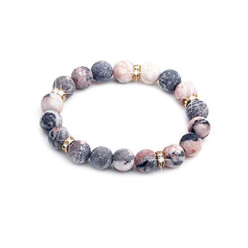 Healing Bracelet For Women Anxiety Crystal Bracelet Chakra Beaded Bracelets Rose Quartz Crystals And Healing Stones Jewelry Yoga Bead Bracelet Calming Stretch Bracelet Stress Relief Gifts For Women