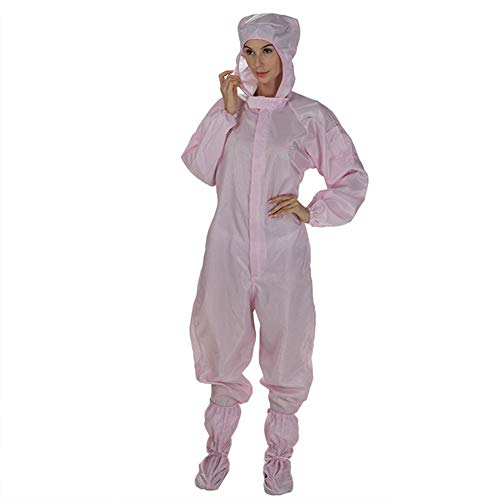 Gemini_mall Combinaison d'isolation pour homme et femme, Non-tissé, rose, Taille L