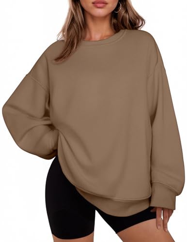 PINSPARK Women's Sweatshirts Oversized Soft Pullover Tops