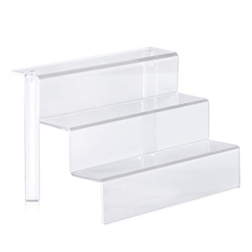 WINKINE Acrylic Risers for Display, 3 Pack Clear Riser for Amiibo Funko POP