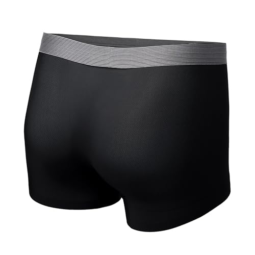 Mr. Davis Men's Lightweight AirMotion Trunks Cut Boxer Brief Underwear 3 Pack3