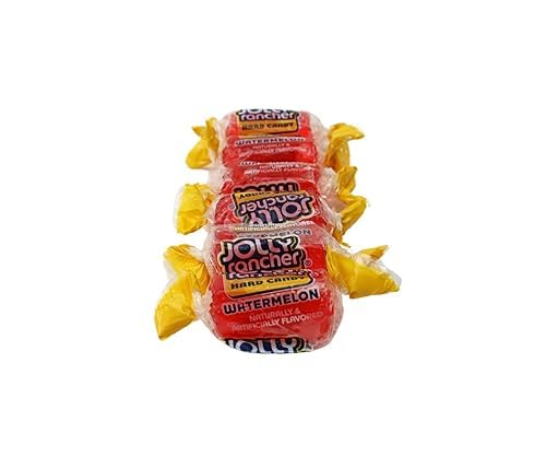 Watermelon Jolly Rancher Hard Candy Bulk - Individually Wrapped All Pink Watermelon Jolly Ranchers Hard Candy - by Queen City Candy Cave (1 Pound)
