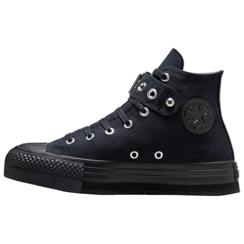 Converse Chuck Taylor All Star Eva Lift Meta Noir - Girls' Grade School (A07670C, Black/Black/Black)2