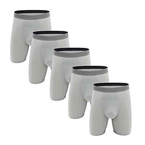 Boxer en soie glacée DGKaxiyaHM pour homme, le sous-vêtement premium ultra doux et extensible
