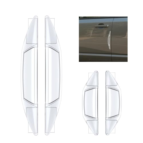 4PCS Anti-Impact Car Door Edge Guards Strip,2026 Upgrade Car Door Protector Edge Guards with Airbag Design,Universal Side Doors Guard for Cars Protecting Front & Rear Doors (Transparent)