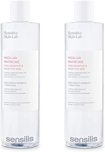 Sensilis - Pack de 2 Eau Micellaire Pour Peau Sensible avec Acide Hyaluronique - 400 ml + 400 ml Cover
