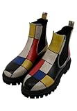 Zoom IMG-1 women vegan leather multicolor long Zoom IMG-1 women vegan leather multicolor long