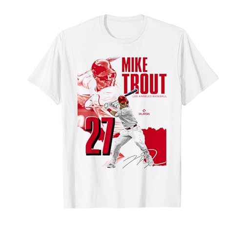 Mike Trout | Los Angeles A MLB Baseball Players| MLBMTR304N T-Shirt
