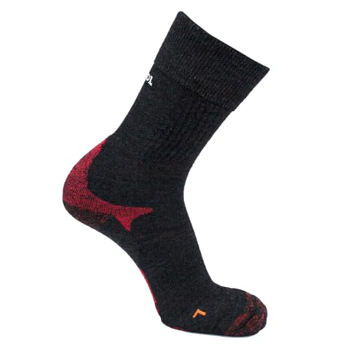 Meindl Men's MT7 Mid-Weight Merino Wool Boot Socks | Hiking | Trekking | Mountaineering | Made in Italy