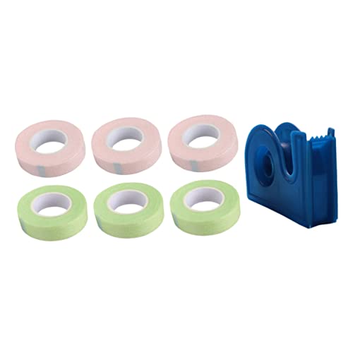 Housoutil Lash Extension Tapes 7pcs Grafting Eyelash Isolation Patches Cuttable Tape for Beauty Salons