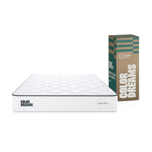 La Mejor Selección de Mercado Libre Colchones Matrimoniales comprados en linea. 46 COLORDREAMS, Colchón MatrimonialPlus Foam 23 cm | Memory Foam con Gel | Firmeza Media | Hipoalergénico y antiácaros | Transpirable | 135x190 cm | Colchones en Caja | 5 años de...