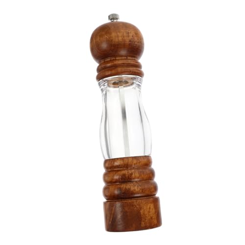 COLLBATH Pepper Grinder Tool Manual Coffee Grinder Coffee Bean Grinder Kitchen Supplies Small Mill Multi-function Salt Grinder Seasoning Shaker Bottles Kitchen Gadget Wood re-usable