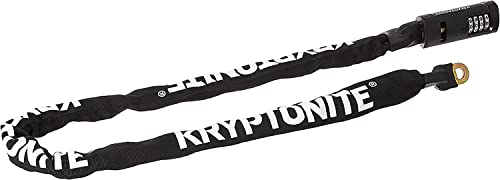 Image of Kryptonite Keeper 712 Combo Bike Chain Lock, 4-Foot 7mm Steel Heavy Duty Anti-Theft Resettable Combination Chain for Bicycles, E-Bikes & Scooters, Sold Secure Bronze | chain-bike-locks