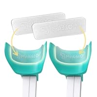 MyGelbow - Ergonomische Ellbogen Gel Pads (2 Stück) für Krücken zur Entlastung des Armes und zur Druckverlagerung, Gehhilfe Krücken Zubehör, Krücken Polster - 150 x 45 x 4,6 mm, transparent