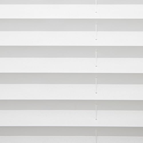 DEZ FURNISHINGS Cordless 1" Signature Light Filtering Pleated Fabric Shade, 62" W x 42" H, White by DEZ FURNISHINGS - Image 6