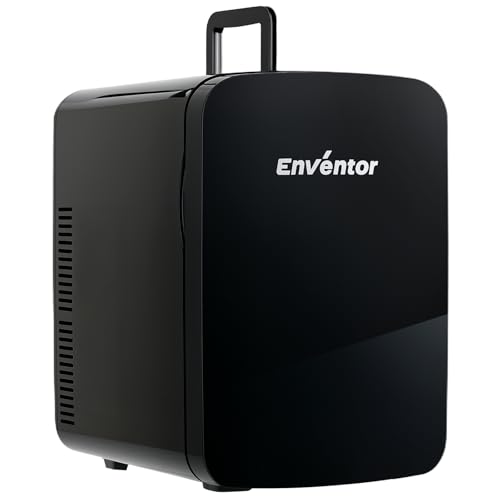 Enventor Mini Fridge 15 Litre/ 20 Can Portable Cooler & Warmer AC+12V DC