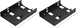 SABRENT 2.5 Inch to 3.5 Inch Internal Hard Disk Drive Mounting Bracket Kit (BK-HDDF) (Pack of 2)