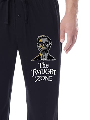 INTIMO The Twilight Zone Mens' The Dummy Character Loungewear Pajama Pants (Medium) Black2
