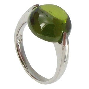 Bague Argent 925 Demi Lune Zirconium Olive Bijou Femme Tendance