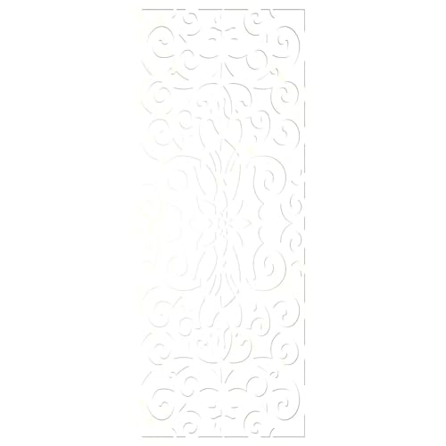 Image of 25 3 /8 inchW x 64 3 /8 inchH x 3 /8 inchT Buel Decorative Fretwork Wood Wall Panels, Birch