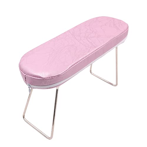 Support de table pliable avec oreiller manucure cuir microfibre stable