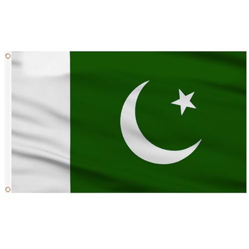 AhfuLife Pakistan Flag 3x5 Ft, Large Pakistan National Flags foe