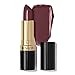 Revlon Super Lustrous Lipstick, Creamy Formula For Soft, Fuller-Looking Lips, Moisturized Feel, 045 Naughty Plum, 0.15 oz