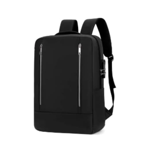 Mochila Bolsa Executiva Casual Para Notebook Reforçada Masculino Feminino Cabo USB Moderna Trabalho Escola Viagens Slim Leve, PREMIUM (Preto)