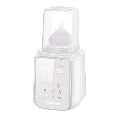 8-in-1 Babyflaschenwärmer mit Sterilisator, Schnellem Muttermilcherwärmer, Wasserbadtechnologie zum Nährstofferhalt, Sanftem Nachtlicht und Automatischer Abschaltung 8-in-1 Babyflaschenwärmer mit Sterilisator, Schnellem Muttermilcherwärmer, Wasserbadtechnologie zum Nährstofferhalt, Sanftem Nachtlicht und Automatischer Abschaltung