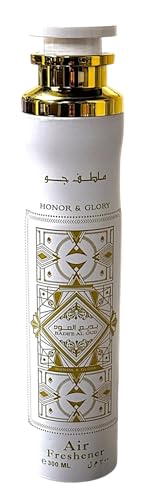 Lattafa Bade'e Al Oud Honor & Glory – Gourmand, Spicy, Woody, Amber – Air Freshener, 10.1 Ounce / 300 ml