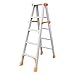 Ladder-Q 2 Schritte & 3 Schritte & 4 Schritte & 5 Schritte Doppelseitige Leiter, Gefaltete Technische Mehrzweckleitern Für Die Familie Aluminium-Leiterhocker Multifunktionaler Fußhocker(Size:5-Step