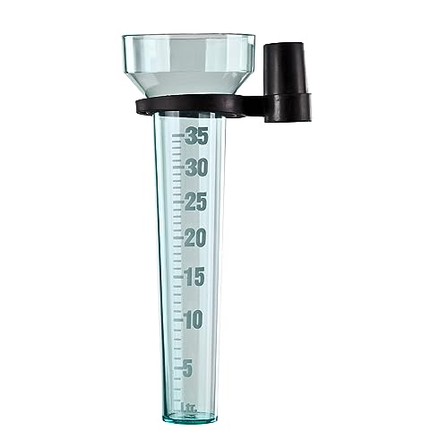 Kestek Regenmesser, Niederschlagsmesser - Messbereich bis 35 Liter, präzise Regenmengenmessung, ideal für Garten und Wetterbeobachtungen, mit klarer Regenanzeige zur Erfassung von Niederschlägen