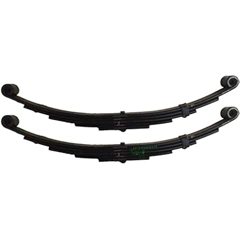 M-Parts Auto Pair of 25-1/4" 5-Leaf Double Eye Trailer Springs 1-3/4" Wide for 5,200LB up to 6,000LB Rated Trailer Axles (3,000LB per Spring) SW5 (2PC) Cover