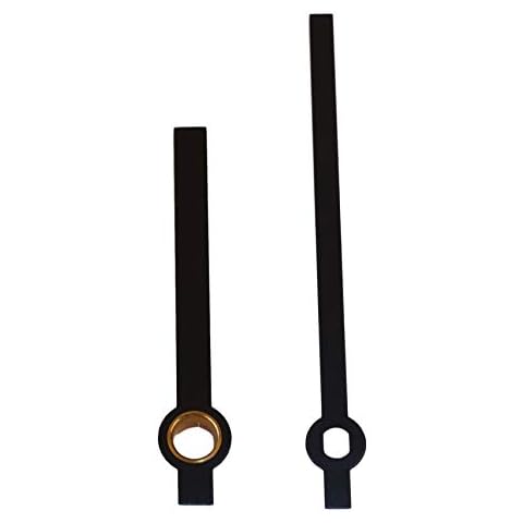 Junghans W838 W817 Quarz Zeiger Eurolochung Schwarz Uhrzeiger 67mm/47mm (01114/7) Cover