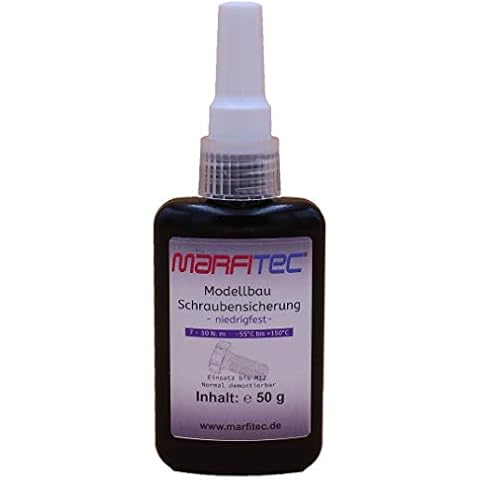 marfitec Modellbau Schraubensicherung 50g - niedrigfest Cover
