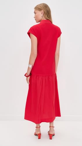 Women's Red Darcy Dress3