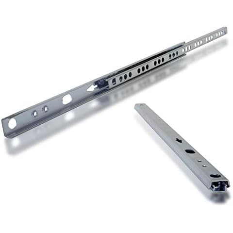 Pair of Drawer Runners 278mm Length 17mm Width Cover