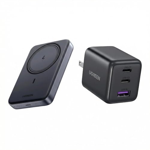 UGREEN Power Bank Magnético 10000mAh con Cargador USB-C 30W
