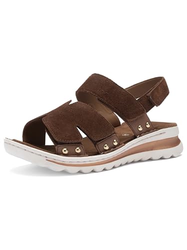 ARA Femme Tampa Sandale en cuir souple aux finitions soignées