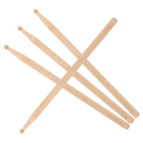 4 Baquetas 5B de Madera de Arce para Batería Jazz miniatura 1