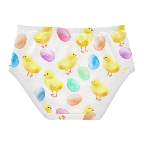 Joisal Fun Toddler Girls Underwear 2t Cotton Cute Panties Girl Cute Chicks Easter Eggs Briefs Undies Kids2