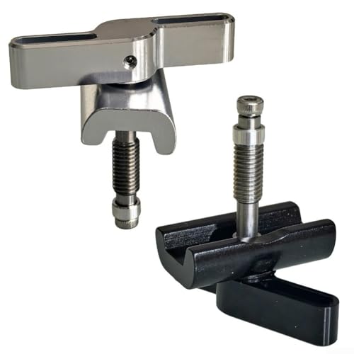 Abrazadera plegable de aleación de aluminio con hebilla en C para Brompton, conector de marco de manillar de grifo, ligero y estable, pieza de repuesto negro o plateado (negro)