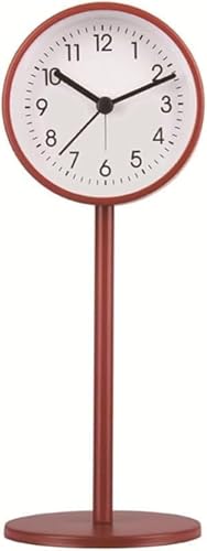 WNRJ小さな置時計 金属製卓上時計 ベッドサイドクロック サイレント静かに動く 北欧おしゃれシンプルスタイルデジタル 見やすい表示 寝室リビングルームキッチン多用途 装飾用実用性両立 プレゼントに最適 高精度計時 薄型デザイン 防汚加工