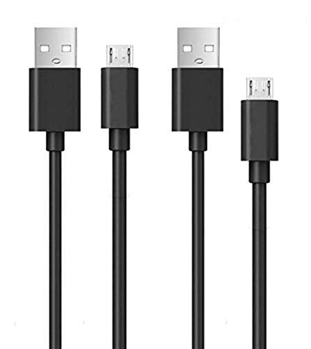 Review Discount 2Pack, 6.6ft&10ft Long Micro USB Android Charger Cord Comaptible for Amazon Kindle Fire HD 6 7 8 10(1-8th Gen) HDX 8.9" 9.7" Tablets and E-Reader(3rd-11th), Xbox One S/X/Elite, PS4 Pro/Slim