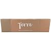Terre Bamboo Pocket Tissues, 4-Ply, Unbleached, 10 Pack (8 Tissues per Pack, 80 Tissues Total), Tree-Free, Hypoallergenic, Travel Facial Tissue, Soft, Strong & Sustainable