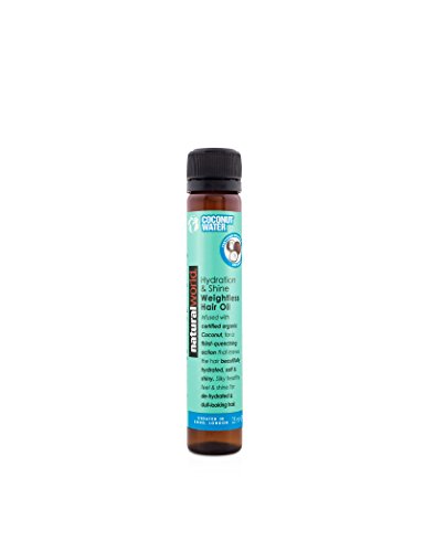 Natural World Coconut Water Hydration and Shine Weightless Hair Oil 25 ml Cover