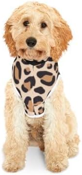 Leopard Print Pet Hoodie | Animal Print Dog Hoodie, Cozy Hooded Pet Sweater