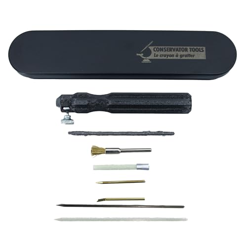Le Crayon a Gratter Conservator Multi-Pen with 7 Tips - Cleans Coins & Artifacts, 1 Count (Pack of 1)