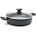 GreenPan Sartén con Tapa, Skillet, Antiadherente de Cerámica, Apto para Todo Tipo de Cocinas, Inducción, Horno y Lavavajillas, 28 cm/4.2l, Negra