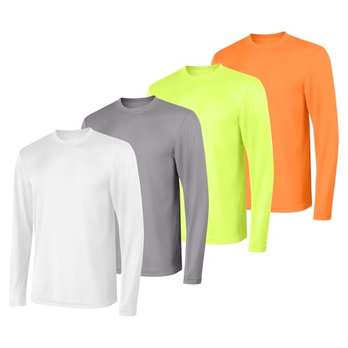 Image of Hanes Sport Men's Long-Sleeve T-Shirt Pack, Cool DRI Moisture-Wicking Performance T-Shirts, Performance Tee, 2-Pack